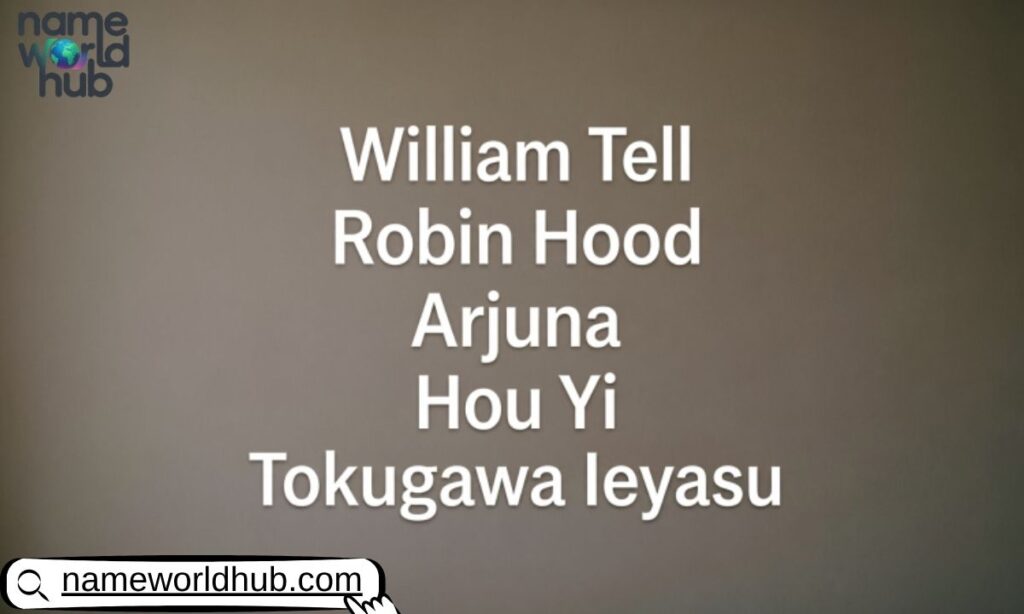 Famous Archer Names