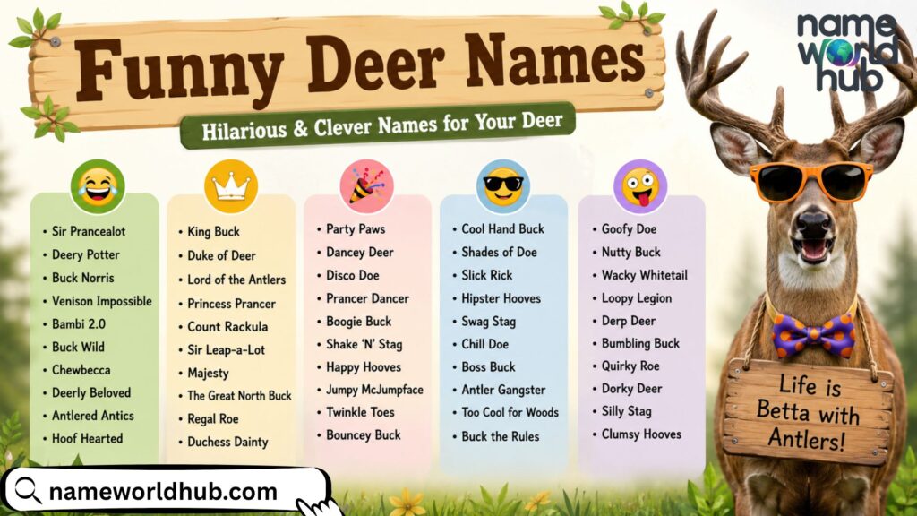 Funny Deer Names