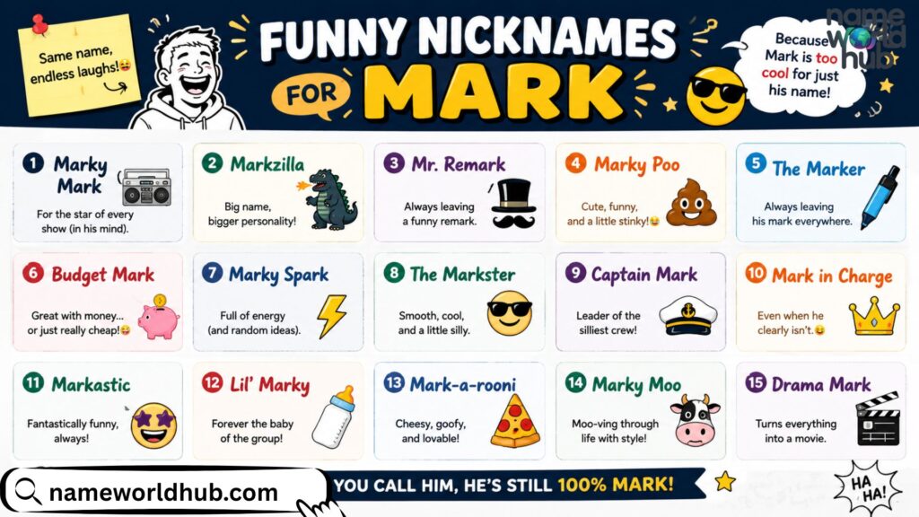 Funny Nicknames for Mark