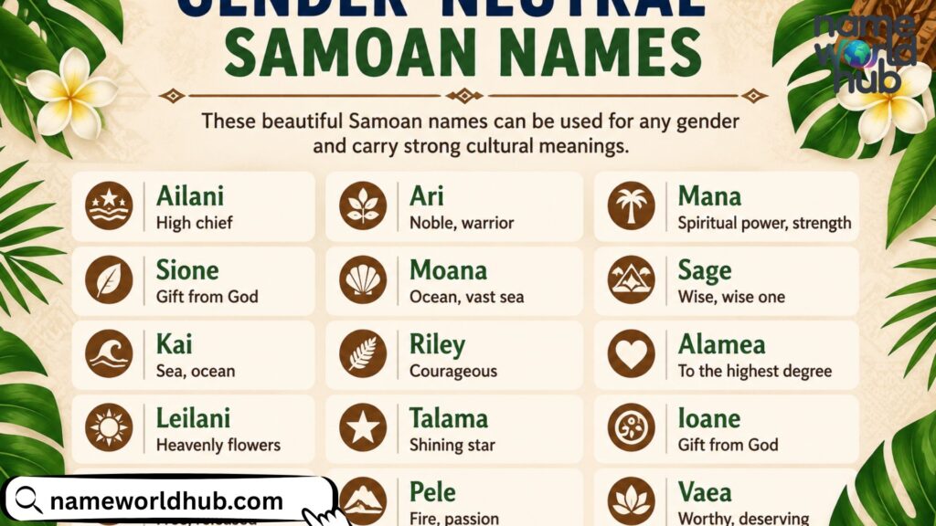 Gender-Neutral Samoan Names