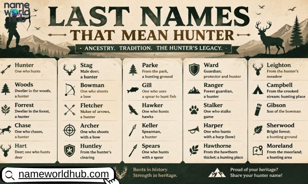 Last Names That Mean Hunter