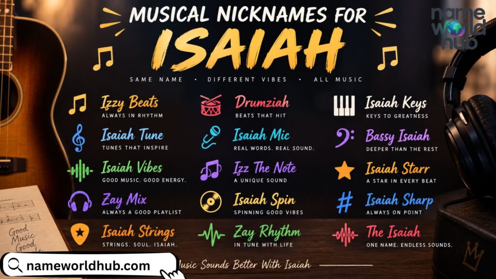 Musical Nicknames for Isaiah