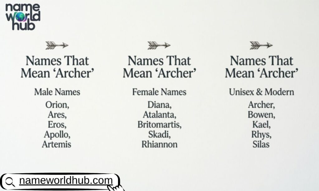 Names That Mean Archer