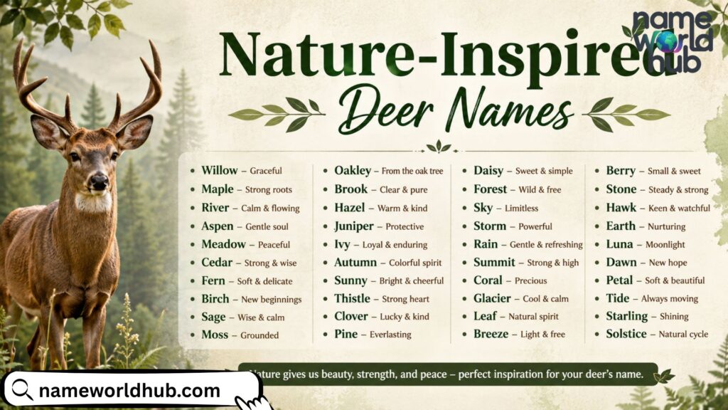 Nature‑Inspired Deer Names