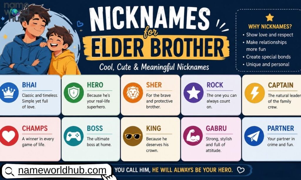 Nicknames for Elder Brother