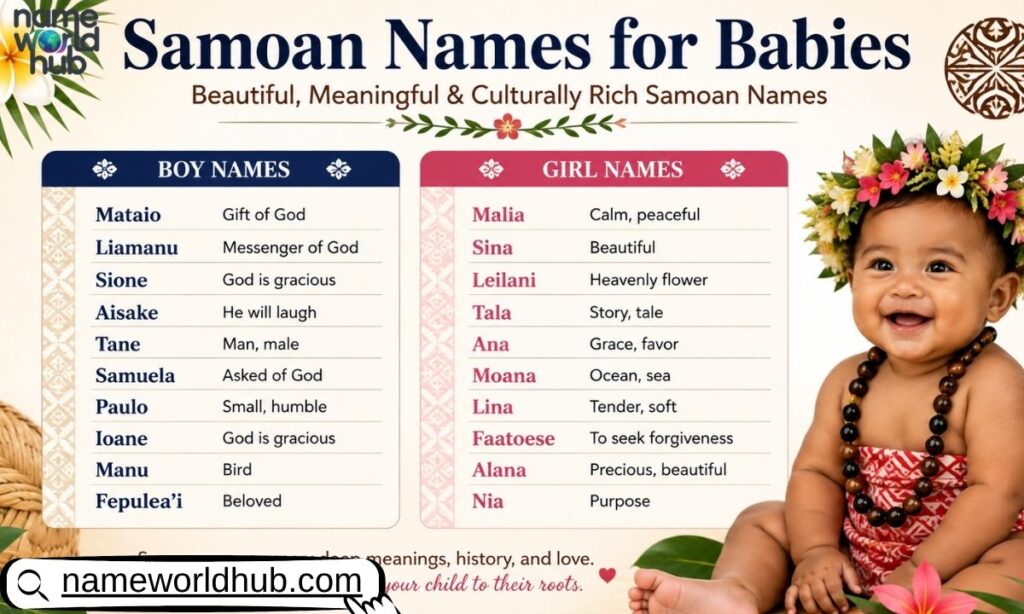 Samoan Names for Babies