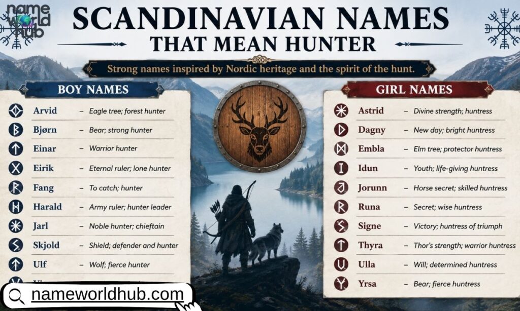Scandinavian Names That Mean Hunter