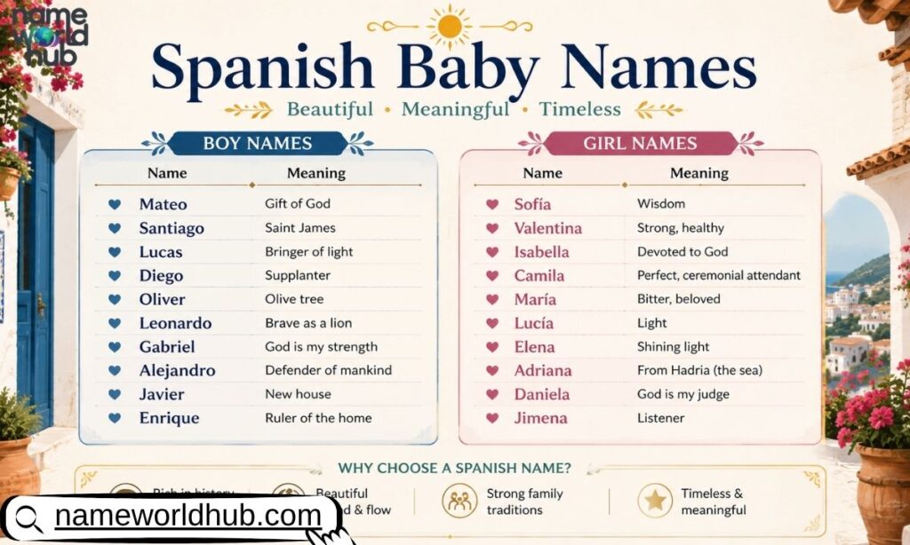 Spanish Baby Names