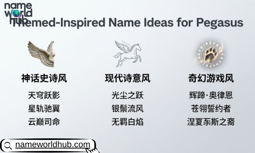Themed-Inspired Name Ideas for Pegasus