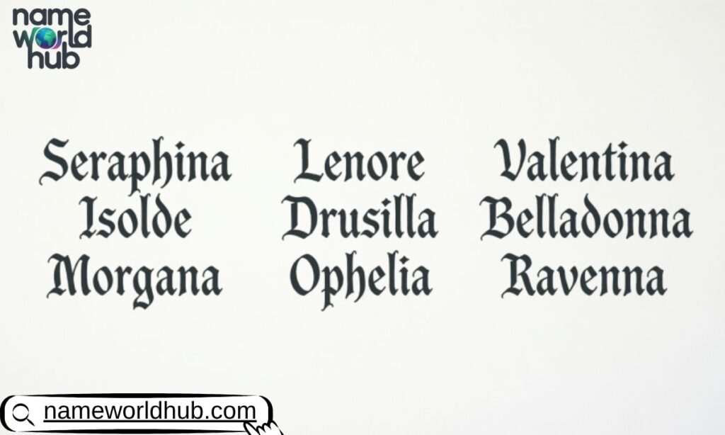 Unique Gothic Girl Names