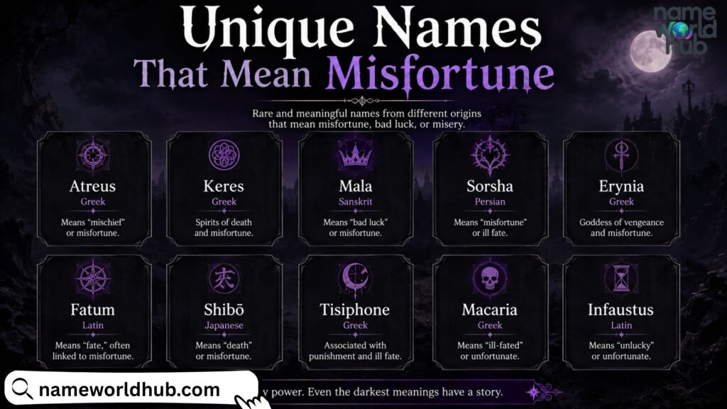 Unique Names That Mean Misfortune