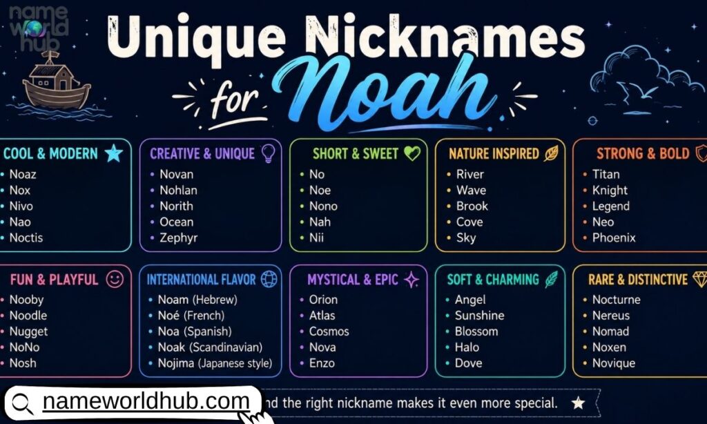 Unique Nicknames for Noah
