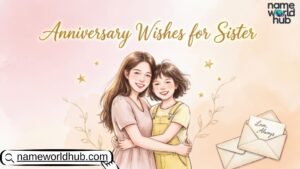 Anniversary Wishes for Sister