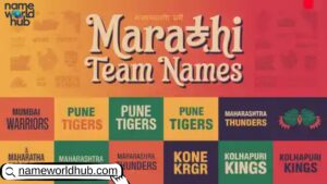 Marathi Team Names