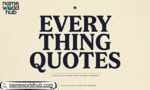 Everything Quotes