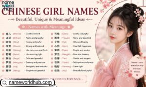 Chinese Girl Names