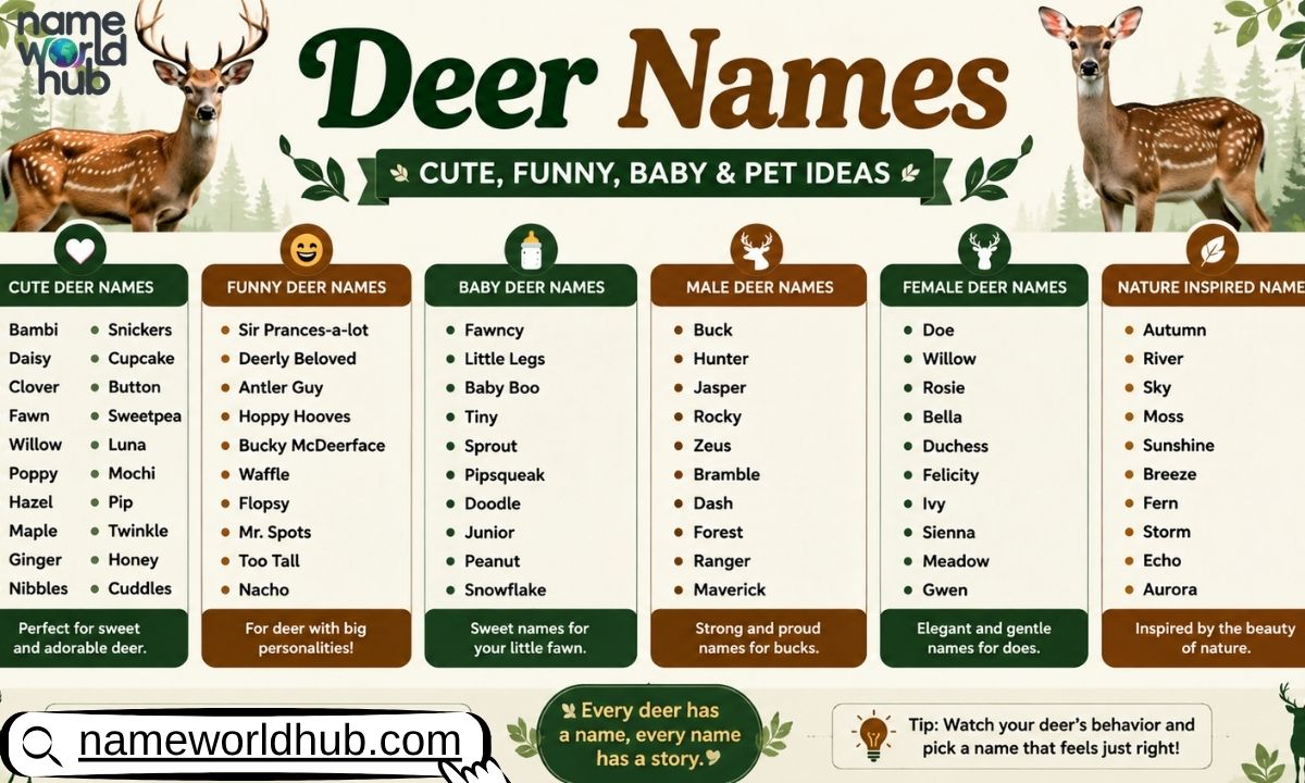 Deer Names