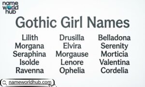 Gothic Girl Names