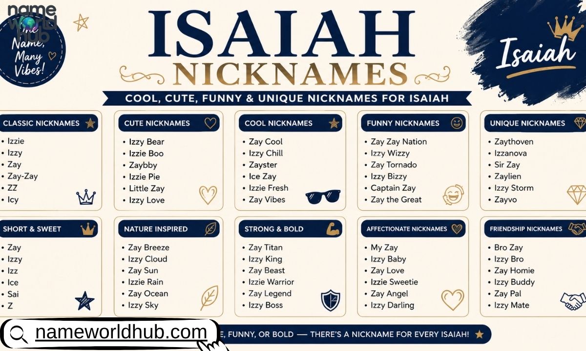 Isaiah Nicknames