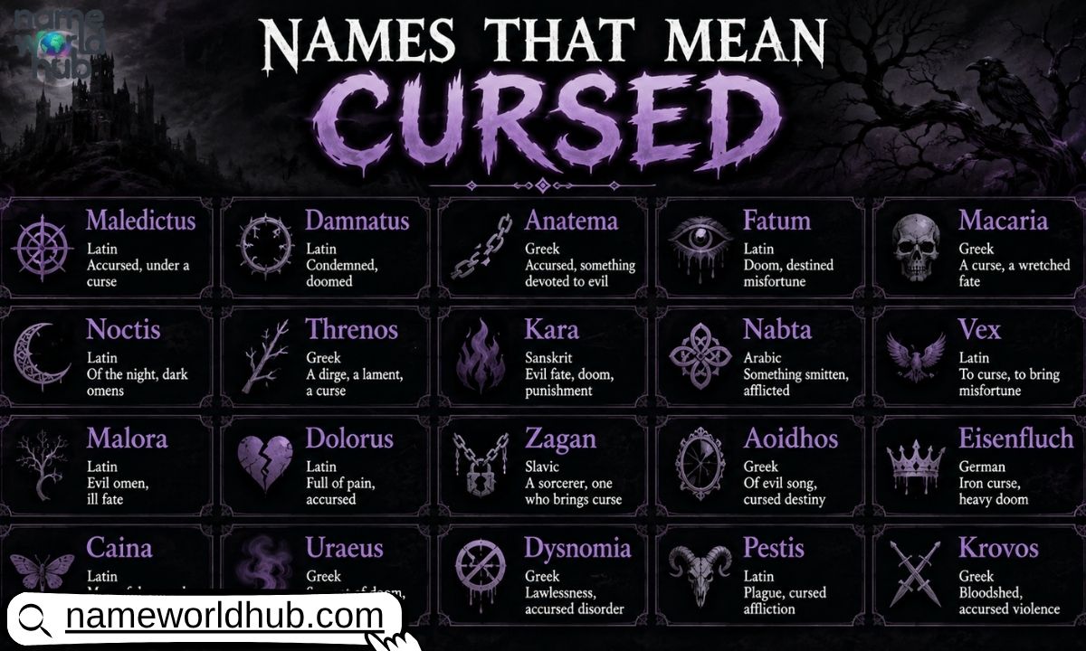 Names That Mean Cursed