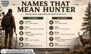 Names That Mean Hunter