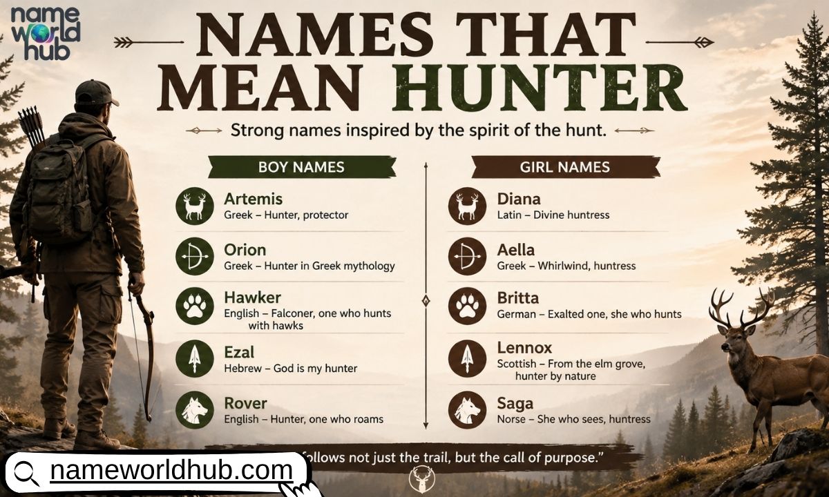 Names That Mean Hunter