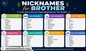 Nicknames for Brother