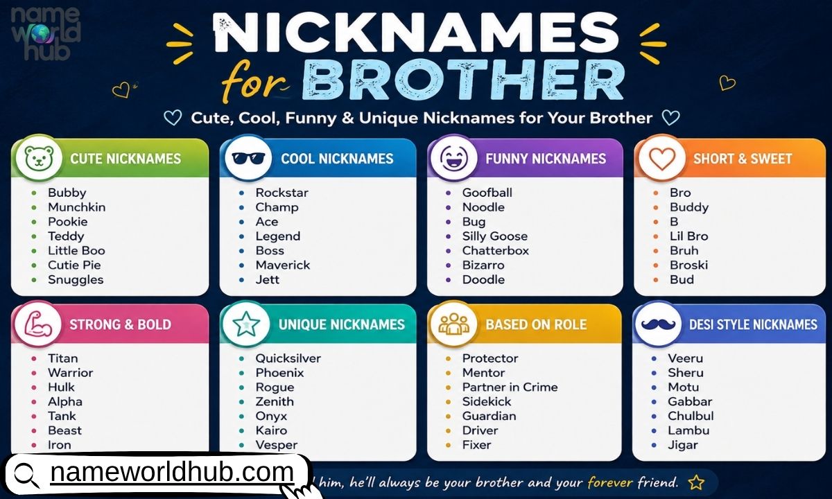 Nicknames for Brother