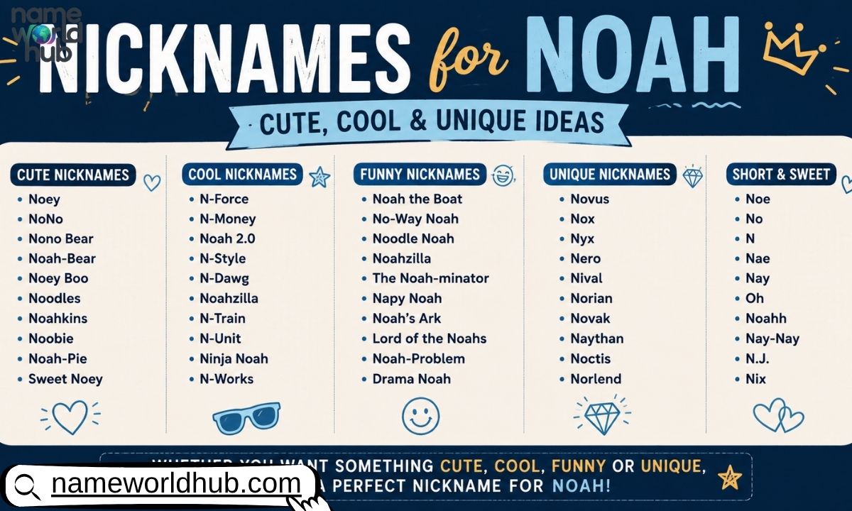 Nicknames for Noah