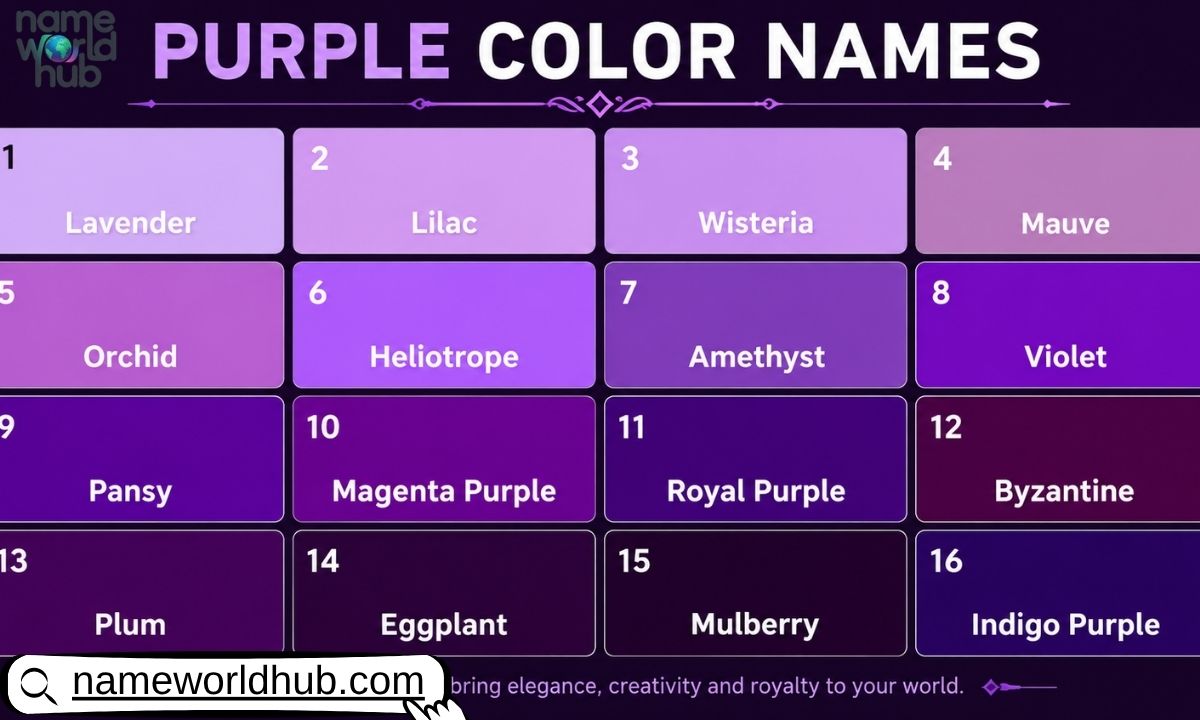 Purple Color Names