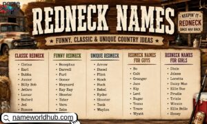 Redneck Names