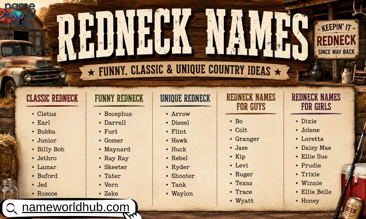 Redneck Names