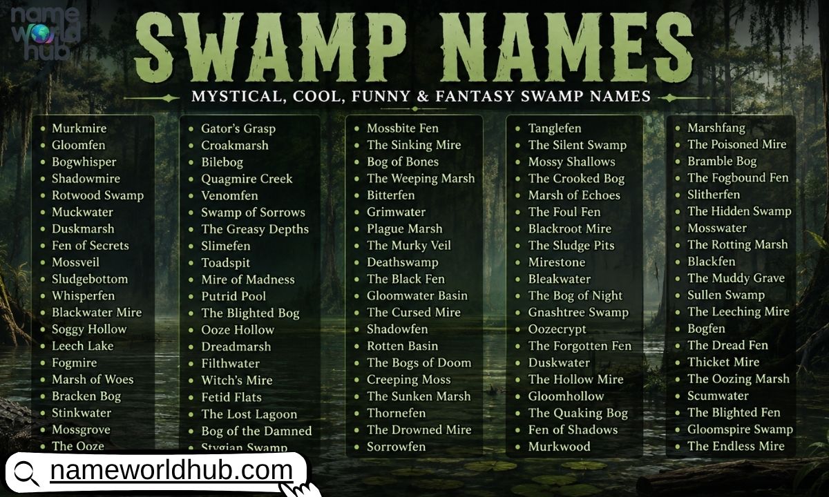 Swamp Names